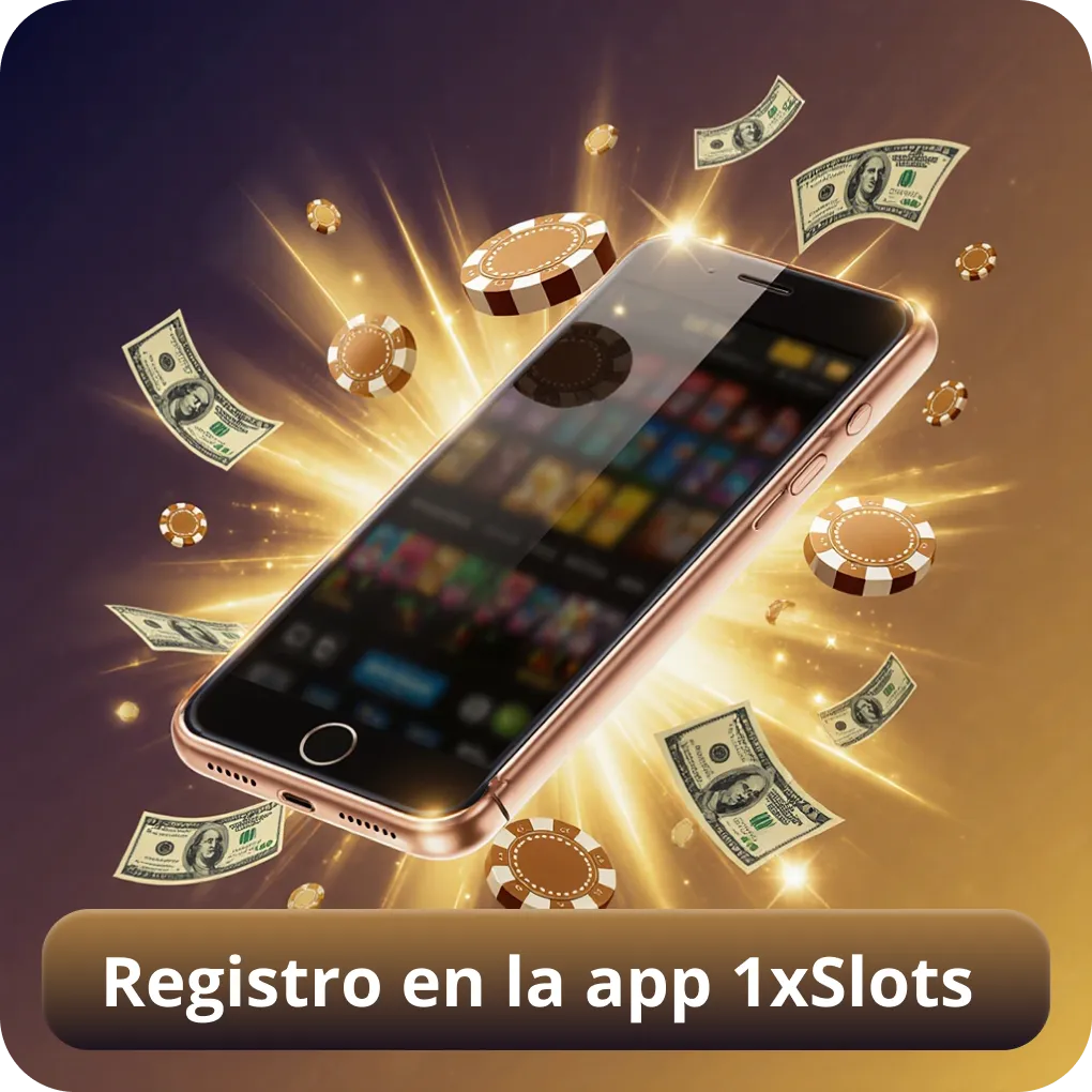 Registro en la app 1xSlots