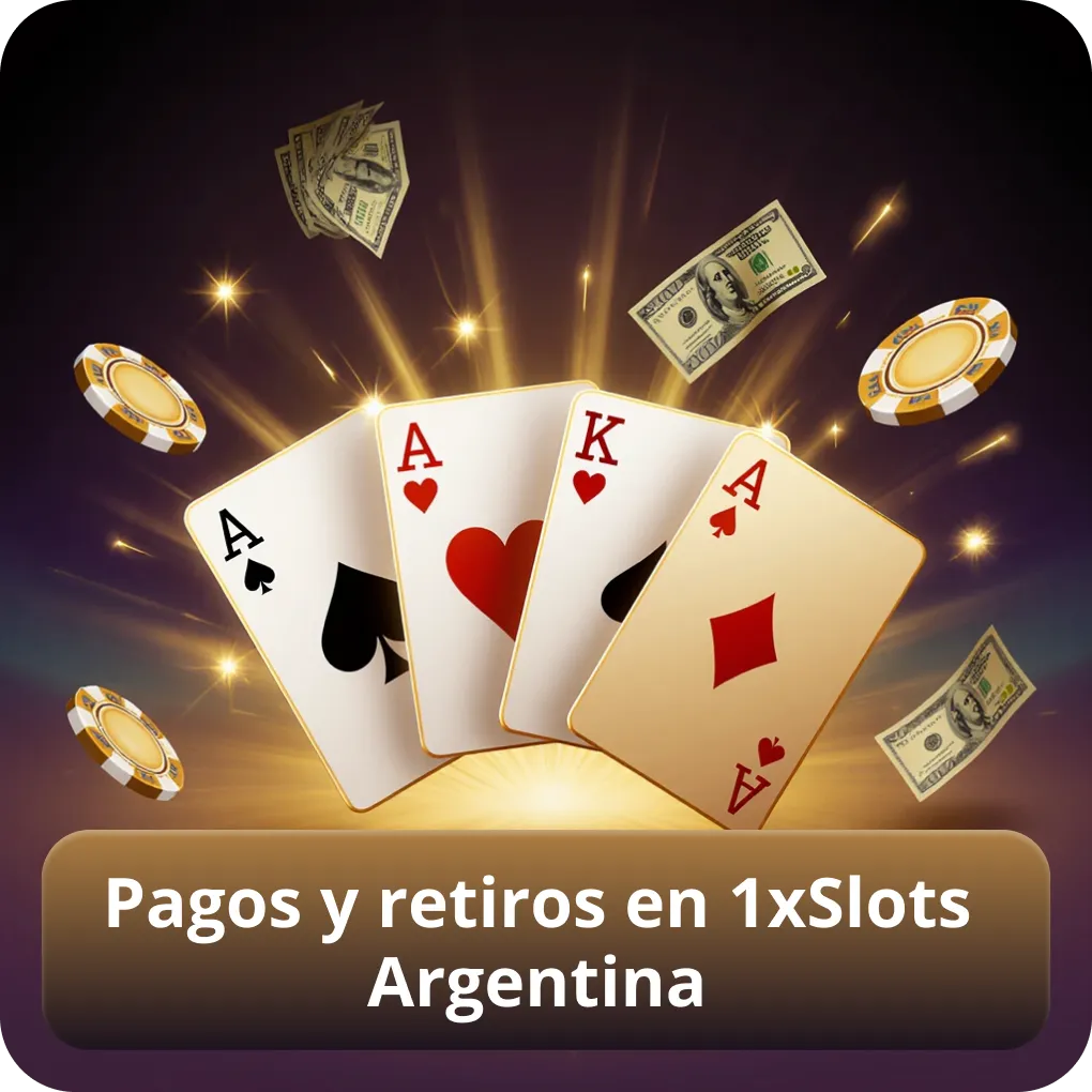 Pagos y retiros en 1xSlots Argentina