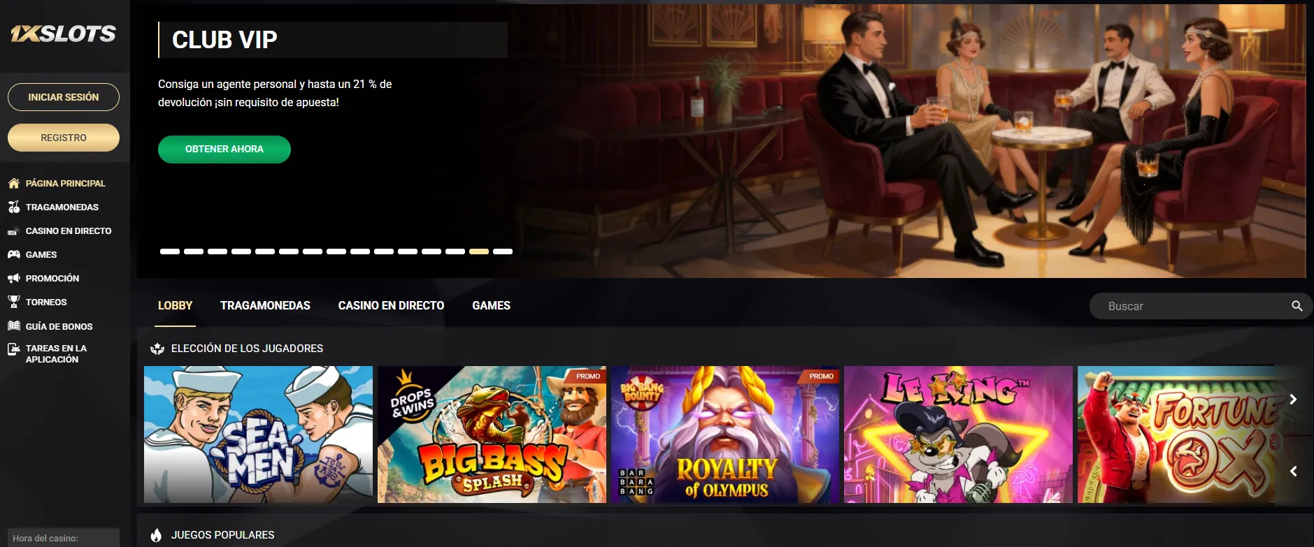 Principales ventajas de 1xSlots para jugadores argentinos